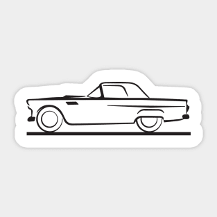 1955 Ford Thunderbird Hard Top Sticker